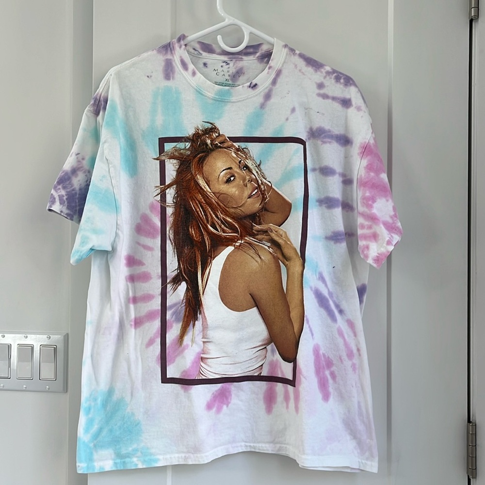 Mariah Carey Official Merch 2021 Tie Dye Tee Shirt XL - Picture 7 of 7